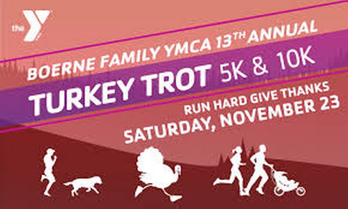 Boerne Family YMCA 13th Annual Turkey Trot 5K & 10K Nov 23, 2024